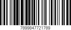 Código de barras (EAN, GTIN, SKU, ISBN): '7899847721789'