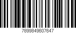 Código de barras (EAN, GTIN, SKU, ISBN): '7899849607647'