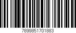 Código de barras (EAN, GTIN, SKU, ISBN): '7899851701883'
