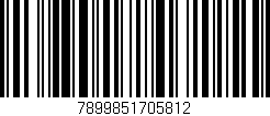 Código de barras (EAN, GTIN, SKU, ISBN): '7899851705812'