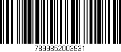 Código de barras (EAN, GTIN, SKU, ISBN): '7899852003931'