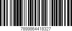 Código de barras (EAN, GTIN, SKU, ISBN): '7899864418327'