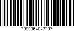 Código de barras (EAN, GTIN, SKU, ISBN): '7899864847707'