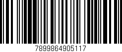 Código de barras (EAN, GTIN, SKU, ISBN): '7899864905117'