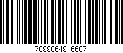 Código de barras (EAN, GTIN, SKU, ISBN): '7899864916687'