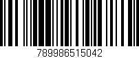 Código de barras (EAN, GTIN, SKU, ISBN): '789986515042'