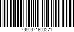 Código de barras (EAN, GTIN, SKU, ISBN): '7899871600371'