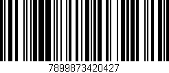 Código de barras (EAN, GTIN, SKU, ISBN): '7899873420427'