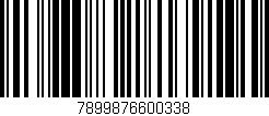 Código de barras (EAN, GTIN, SKU, ISBN): '7899876600338'