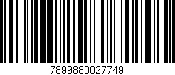 Código de barras (EAN, GTIN, SKU, ISBN): '7899880027749'