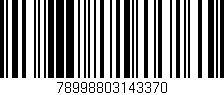 Código de barras (EAN, GTIN, SKU, ISBN): '78998803143370'