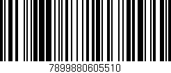Código de barras (EAN, GTIN, SKU, ISBN): '7899880605510'