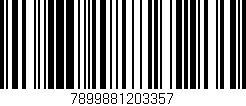 Código de barras (EAN, GTIN, SKU, ISBN): '7899881203357'