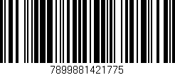 Código de barras (EAN, GTIN, SKU, ISBN): '7899881421775'