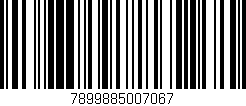 Código de barras (EAN, GTIN, SKU, ISBN): '7899885007067'
