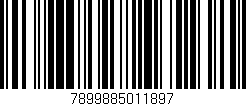 Código de barras (EAN, GTIN, SKU, ISBN): '7899885011897'
