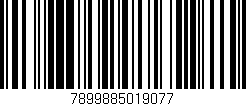 Código de barras (EAN, GTIN, SKU, ISBN): '7899885019077'