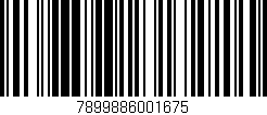 Código de barras (EAN, GTIN, SKU, ISBN): '7899886001675'