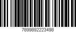 Código de barras (EAN, GTIN, SKU, ISBN): '7899892223498'