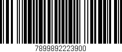 Código de barras (EAN, GTIN, SKU, ISBN): '7899892223900'