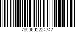Código de barras (EAN, GTIN, SKU, ISBN): '7899892224747'