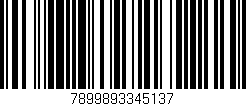 Código de barras (EAN, GTIN, SKU, ISBN): '7899893345137'