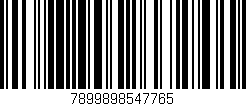 Código de barras (EAN, GTIN, SKU, ISBN): '7899898547765'