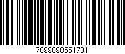 Código de barras (EAN, GTIN, SKU, ISBN): '7899898551731'