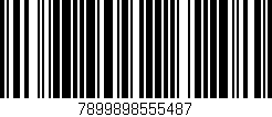 Código de barras (EAN, GTIN, SKU, ISBN): '7899898555487'