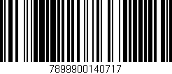 Código de barras (EAN, GTIN, SKU, ISBN): '7899900140717'