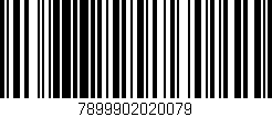 Código de barras (EAN, GTIN, SKU, ISBN): '7899902020079'