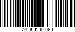 Código de barras (EAN, GTIN, SKU, ISBN): '7899902089960'
