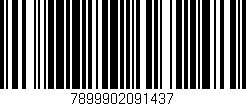 Código de barras (EAN, GTIN, SKU, ISBN): '7899902091437'