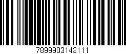 Código de barras (EAN, GTIN, SKU, ISBN): '7899903143111'