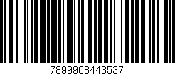 Código de barras (EAN, GTIN, SKU, ISBN): '7899908443537'