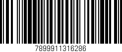 Código de barras (EAN, GTIN, SKU, ISBN): '7899911316286'
