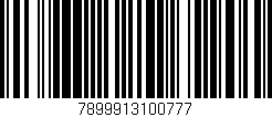 Código de barras (EAN, GTIN, SKU, ISBN): '7899913100777'