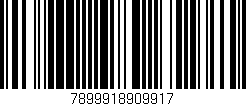 Código de barras (EAN, GTIN, SKU, ISBN): '7899918909917'