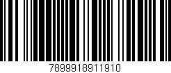 Código de barras (EAN, GTIN, SKU, ISBN): '7899918911910'