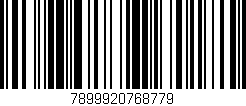 Código de barras (EAN, GTIN, SKU, ISBN): '7899920768779'