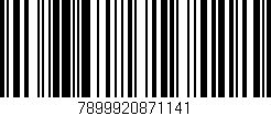 Código de barras (EAN, GTIN, SKU, ISBN): '7899920871141'