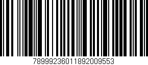 Código de barras (EAN, GTIN, SKU, ISBN): '78999236011892009553'
