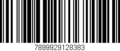 Código de barras (EAN, GTIN, SKU, ISBN): '7899929128383'