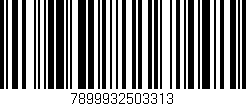 Código de barras (EAN, GTIN, SKU, ISBN): '7899932503313'