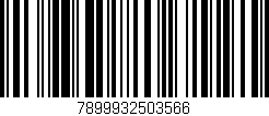 Código de barras (EAN, GTIN, SKU, ISBN): '7899932503566'