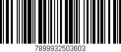 Código de barras (EAN, GTIN, SKU, ISBN): '7899932503603'