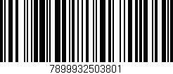 Código de barras (EAN, GTIN, SKU, ISBN): '7899932503801'