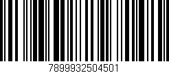Código de barras (EAN, GTIN, SKU, ISBN): '7899932504501'
