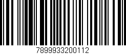 Código de barras (EAN, GTIN, SKU, ISBN): '7899933200112'