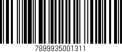 Código de barras (EAN, GTIN, SKU, ISBN): '7899935001311'